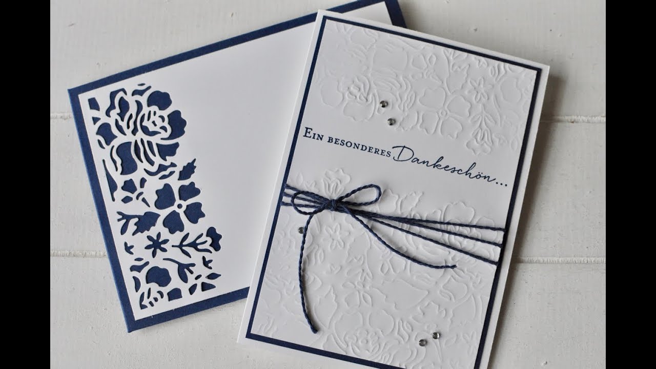 Prägen mit Stanzformen | Florale Grüße | Stampin' Up!
