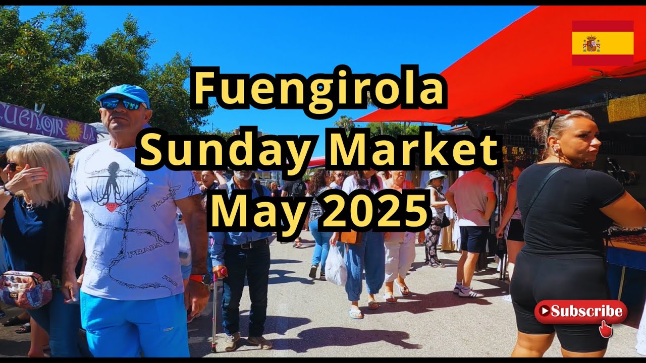 Fuengirola Sunday Market May 202, Málaga, Costa Del Sol, Andalucía Spain
