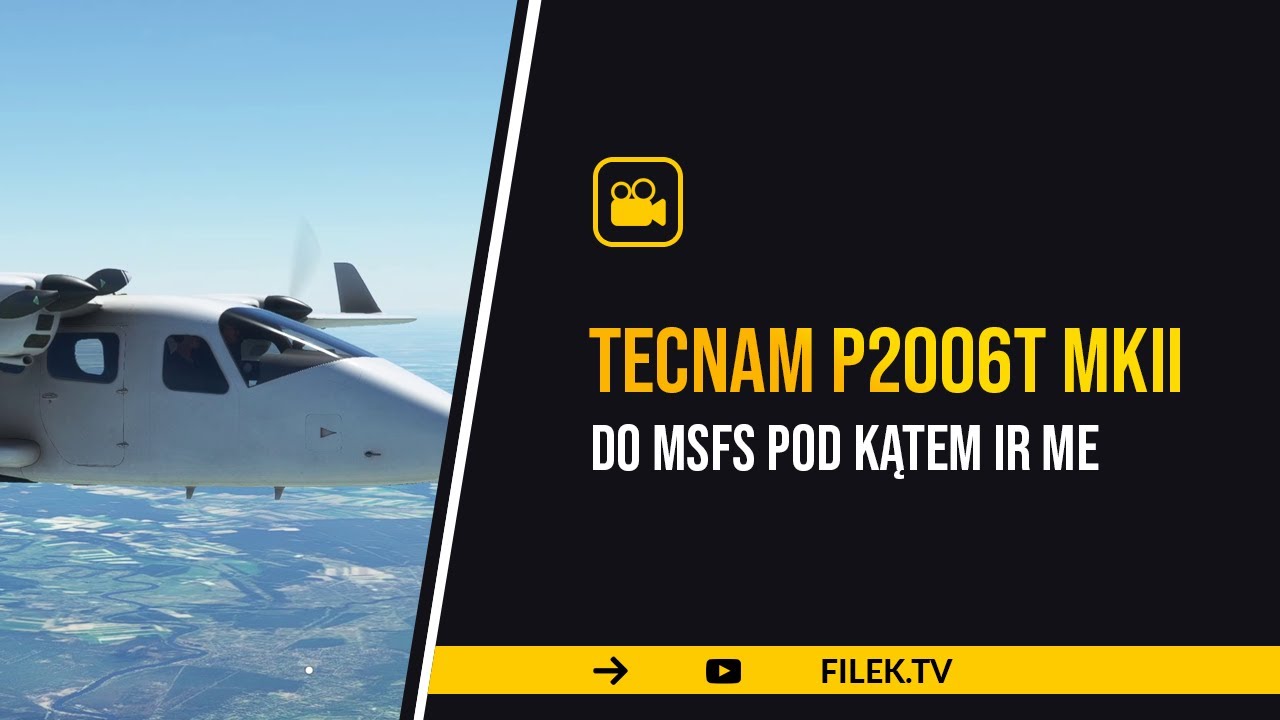 Tecnam P2006T MKII do MFS 2020 - uzupełnienie o IR ME