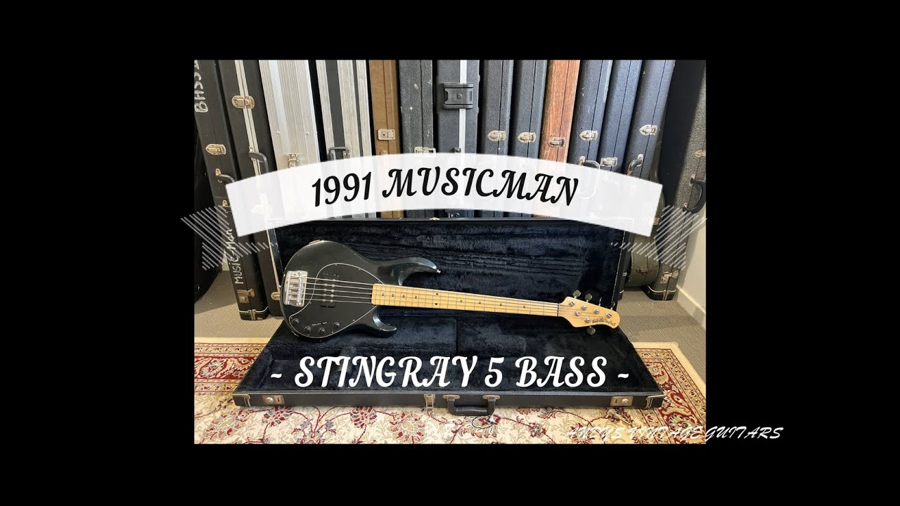 1991 ERNIE BALL MUSICMAN STINGRAY 5 STRING BASS - Andy's Vintage Guitars