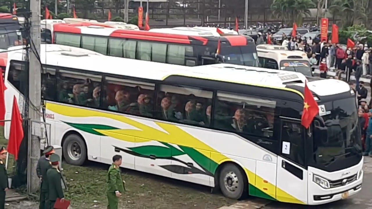 Lễ tuyển quân ở sân vận động Thanh Oai. Hà Nội .lên đường nhập ngũ phần 3