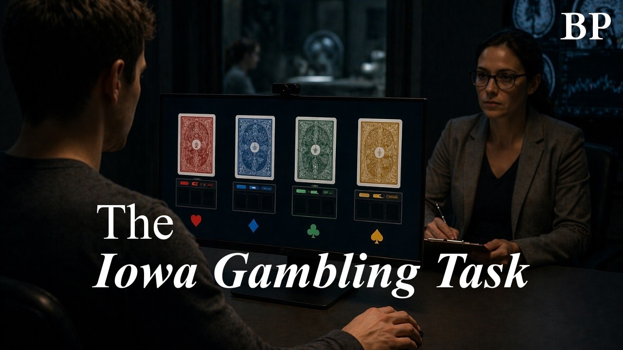 What is the Iowa Gambling task? (Cognitive Psychology Decision-Making Task)