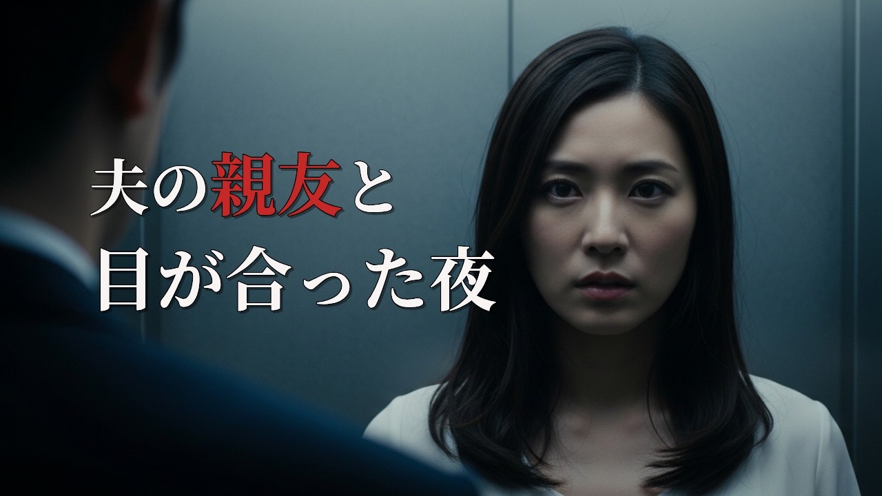 夫の親友と、エレベーターで目が合った夜