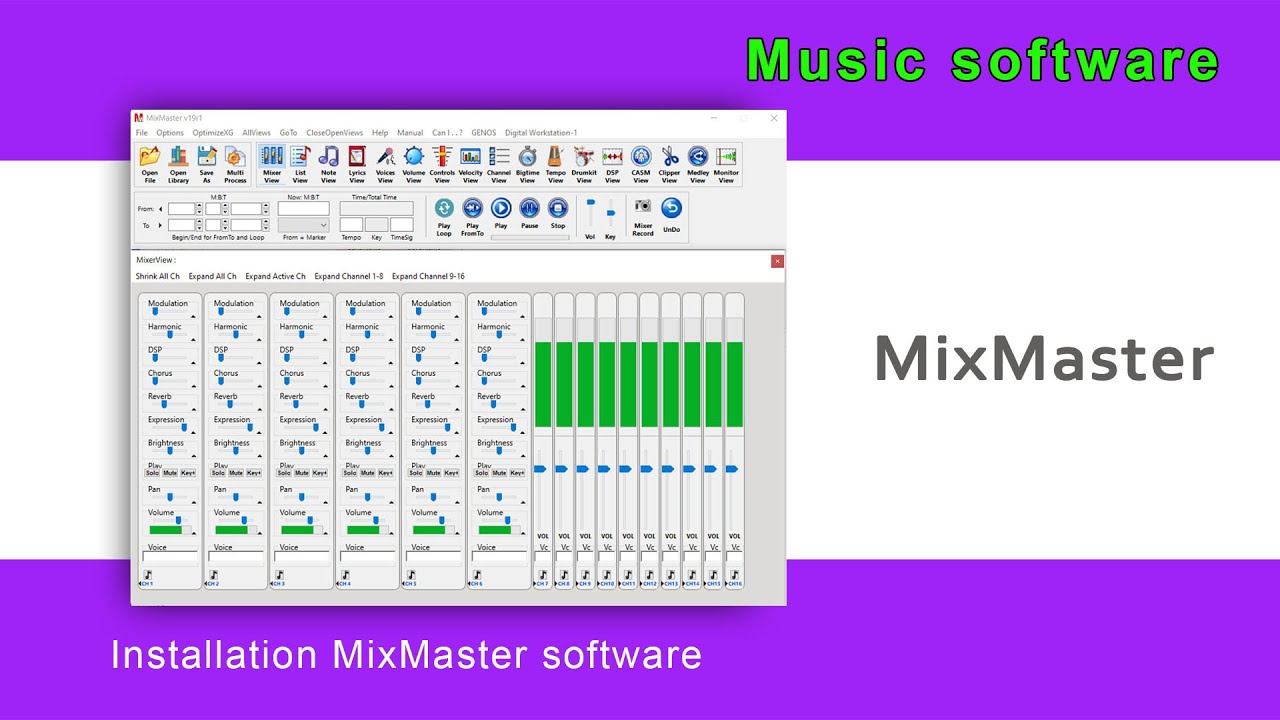 MixMaster (Etienne Volbragt) - installation and setup