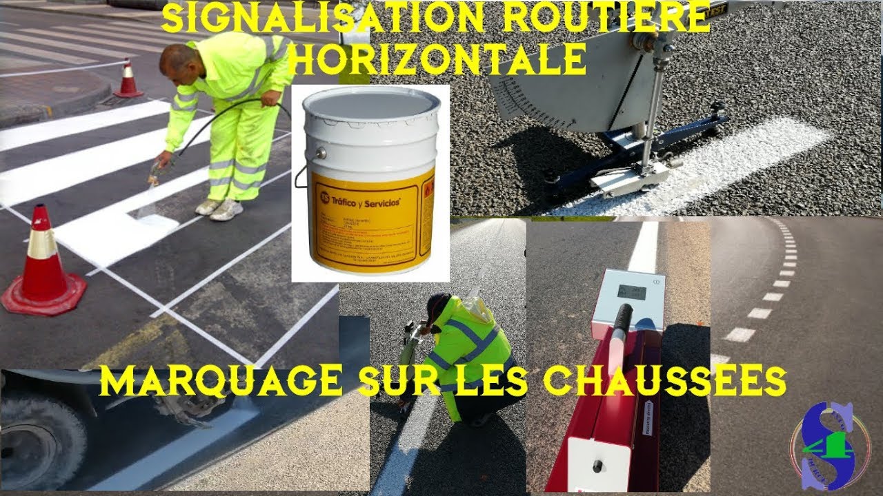 la signalisation routi&egrave;re horizontale avec essais