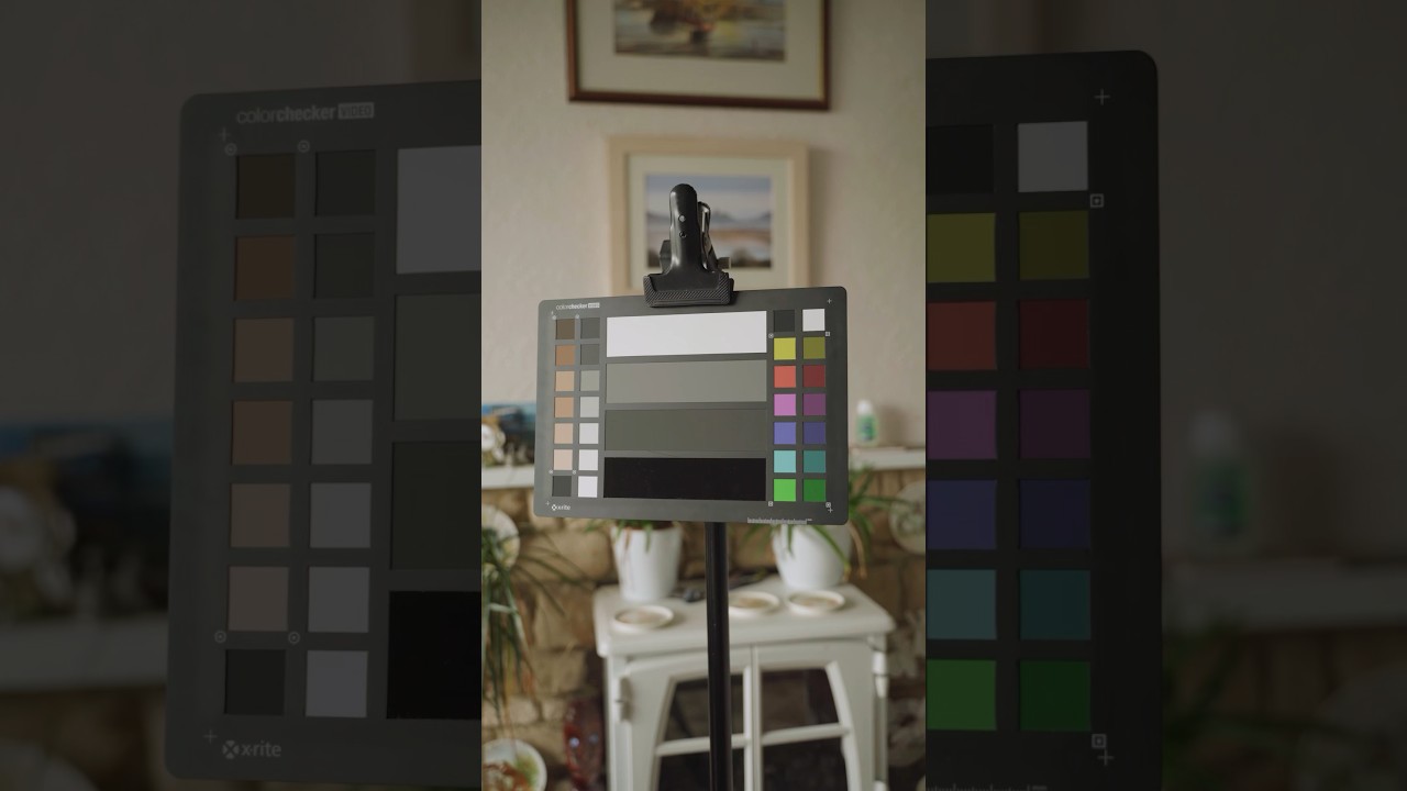 Как использовать Color Checker для видео #кинематография #кинопроизводство #youtubeshorts