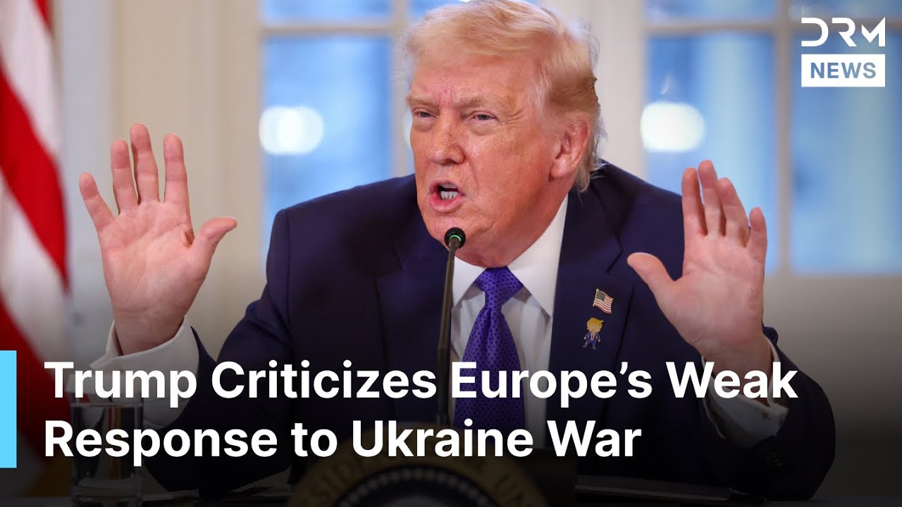 «Европа отстала», — предупреждает Трамп Европу по поводу Украины и заявляет о необходимости укреп...