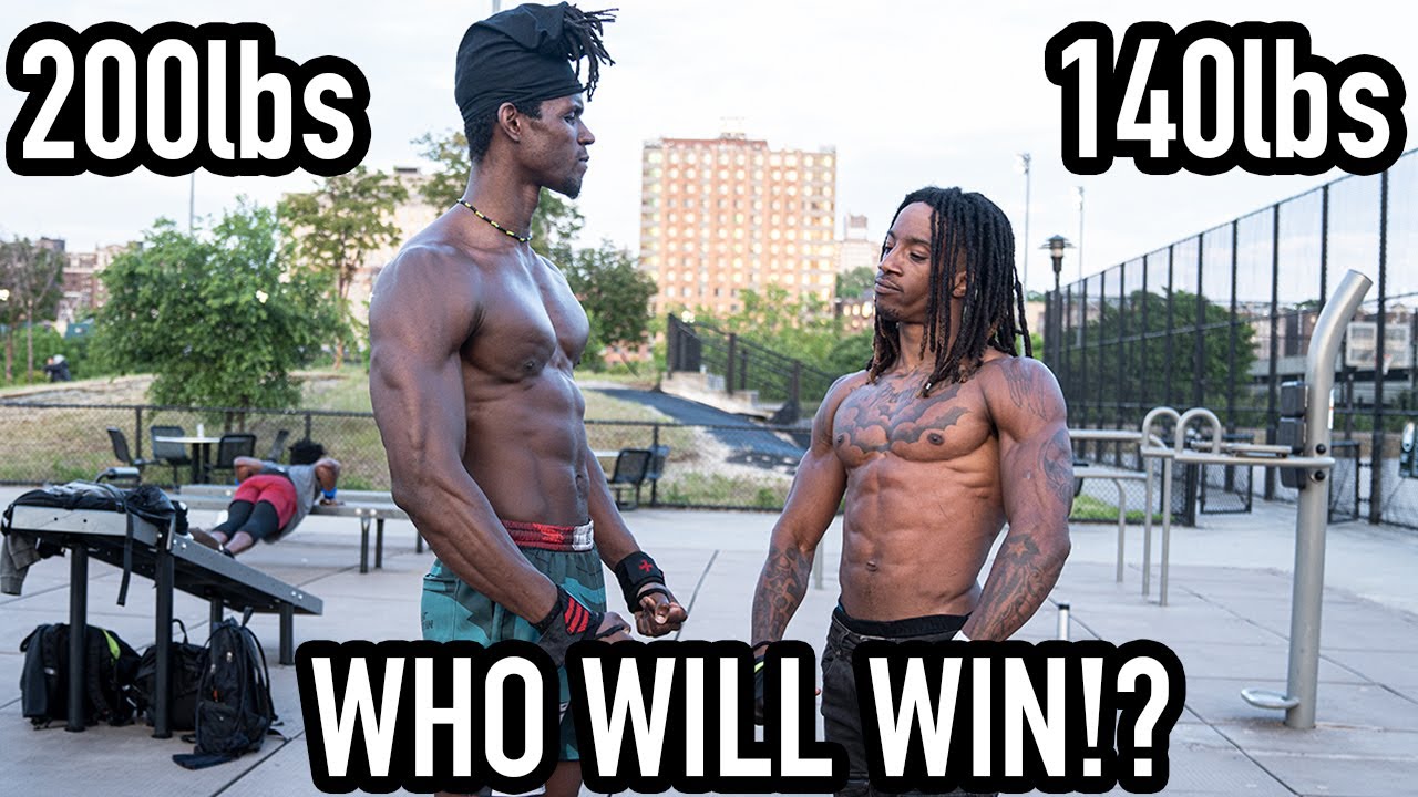 CALLED ME OUT FOR CALISTHENICS BATTLE! (HEAVYWEIGHT VS LIGHTWEIGHT)