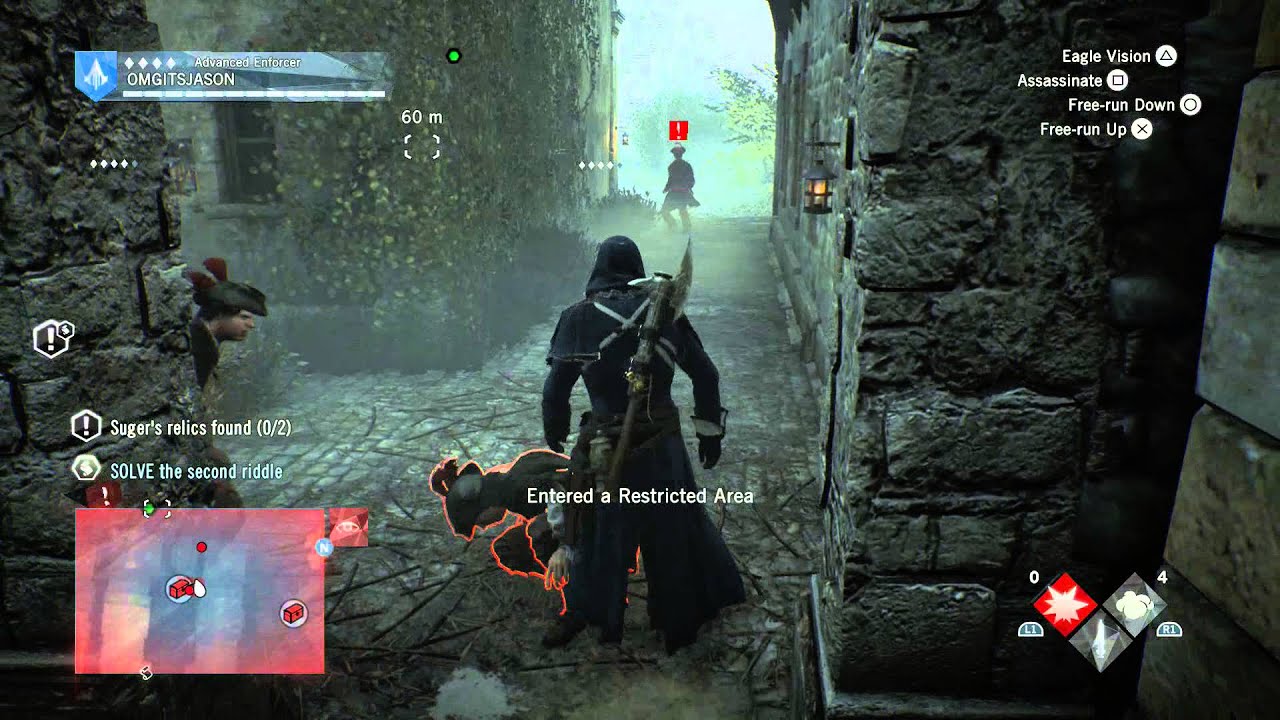 Assassin's Creed Unity Dead Kings - Suger's Legacy III Diablalus: Solve Riddles & Locate The Relic