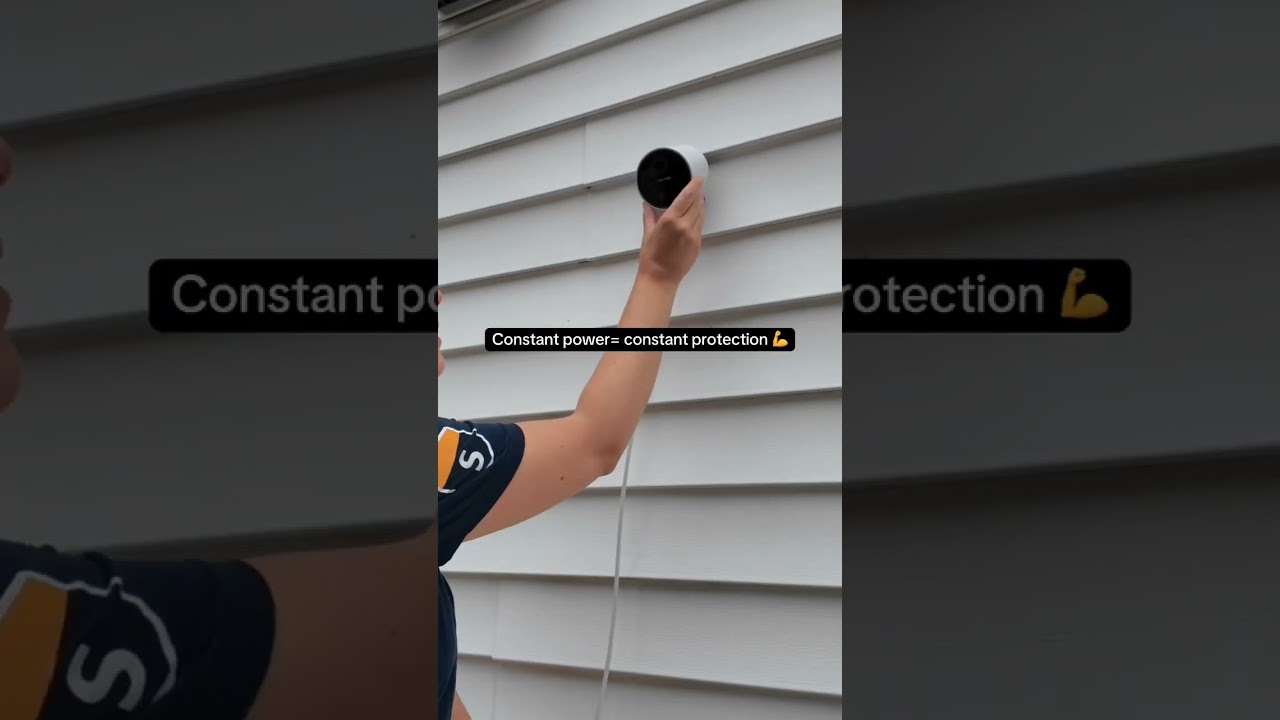 Powering Your Outdoor Camera⚡️ #simplisafe #outdoorcamera #securitycamera #securitycam #homesecurity