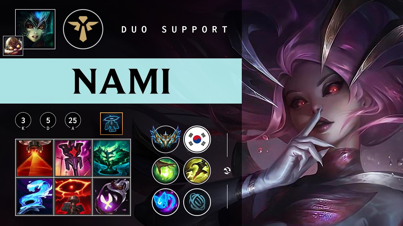 Nami Support vs Nautilus - KR Challenger Patch 26.06