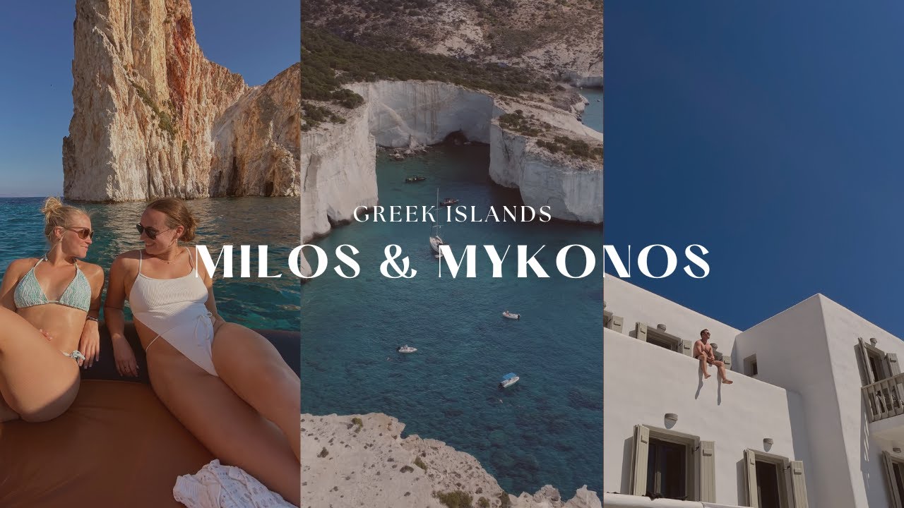MILOS & MYKONOS TRAVEL DIARY | GREEK ISLANDS | Grecian Summer