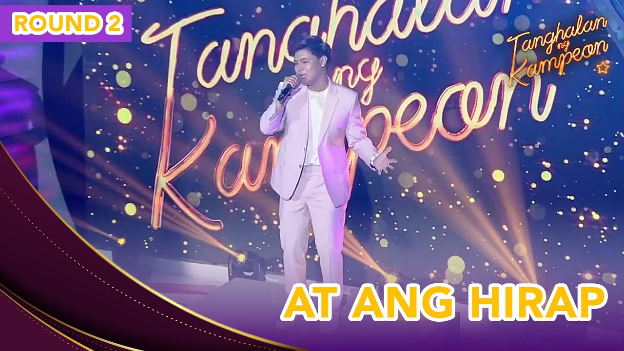 Angeline Quinto's 'At Ang Hirap' is no problem for Rdee Asadon! | Tanghalan Ng Kampeon