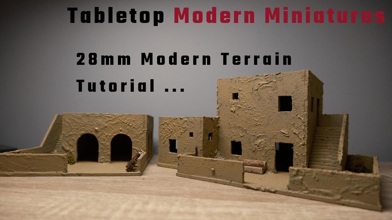 Simple Tabletop Terrain Tutorial | 28mm Modern Warfare Terrain | Build the Ultimate Battlefield!