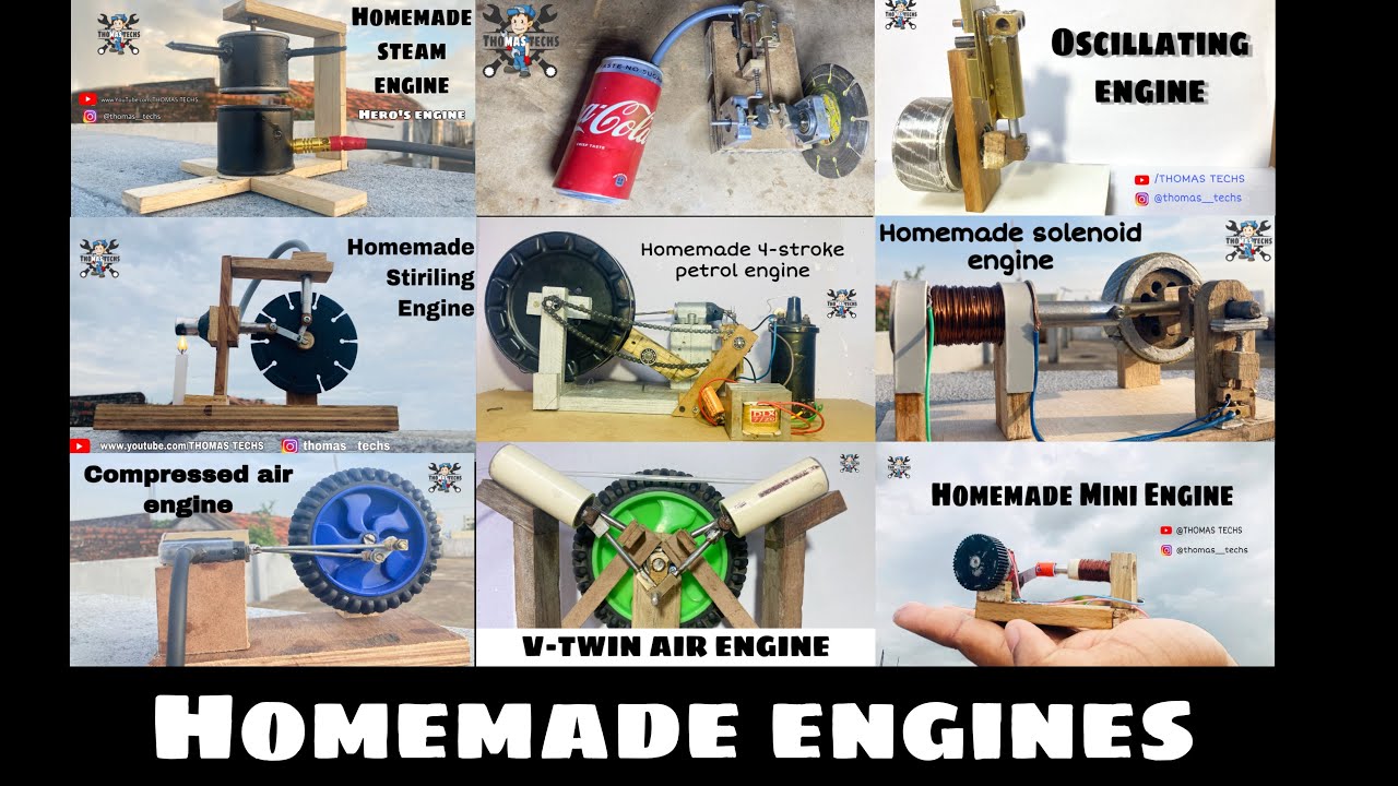 Homemade engines || compilation