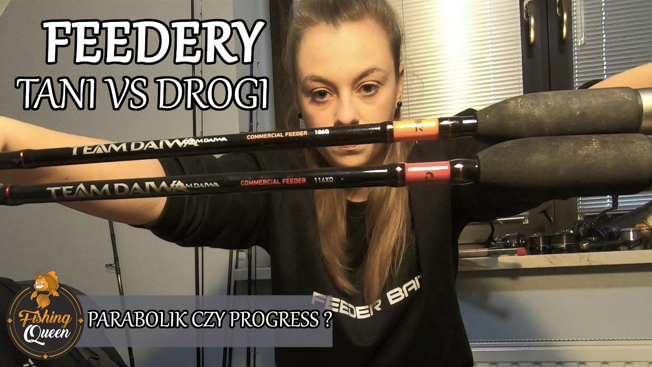 Wędki - FEEDERY || TANI vs DROGI || Parabolik czy Progress?