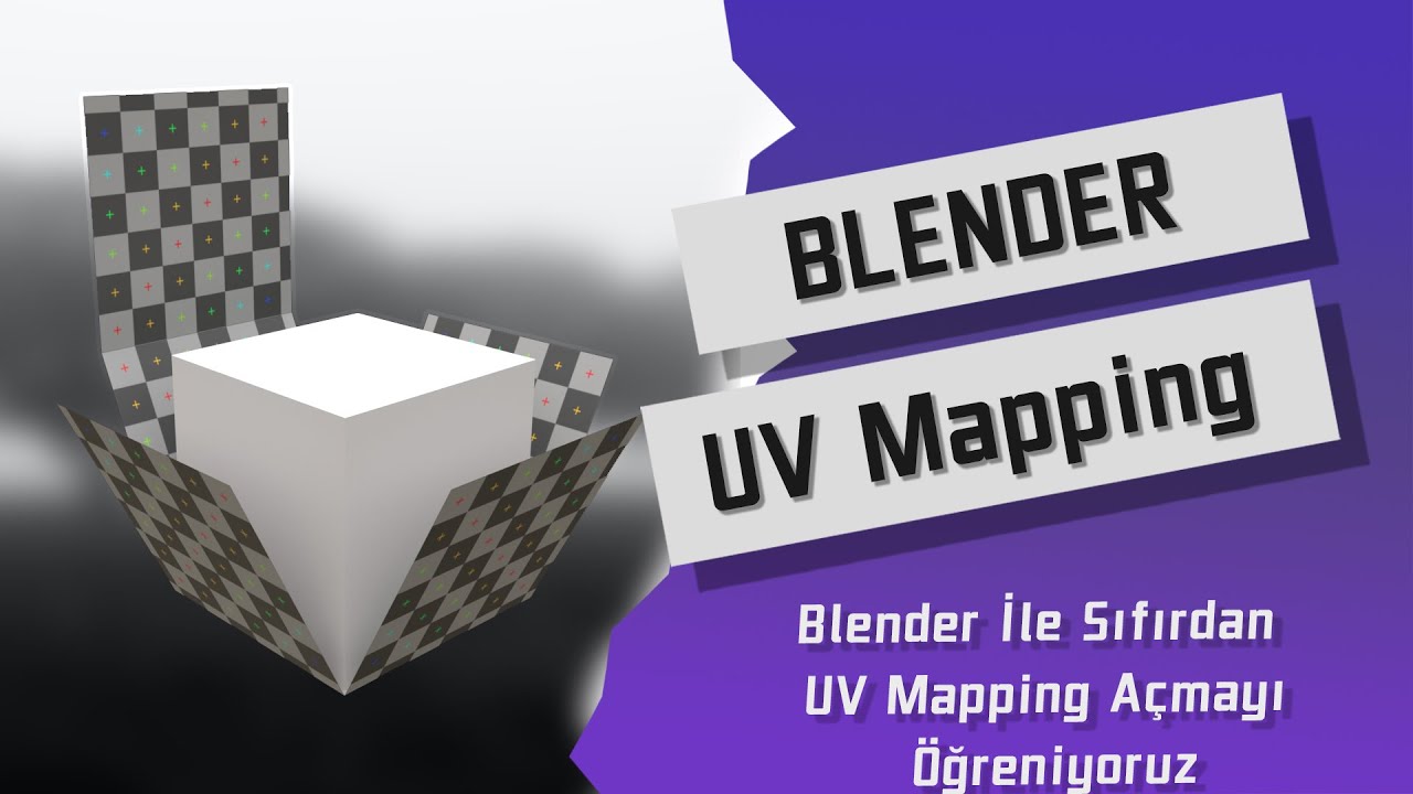 Blender İle Sıfırdan UV Mapping Açmayı Öğreniyoruz. -1