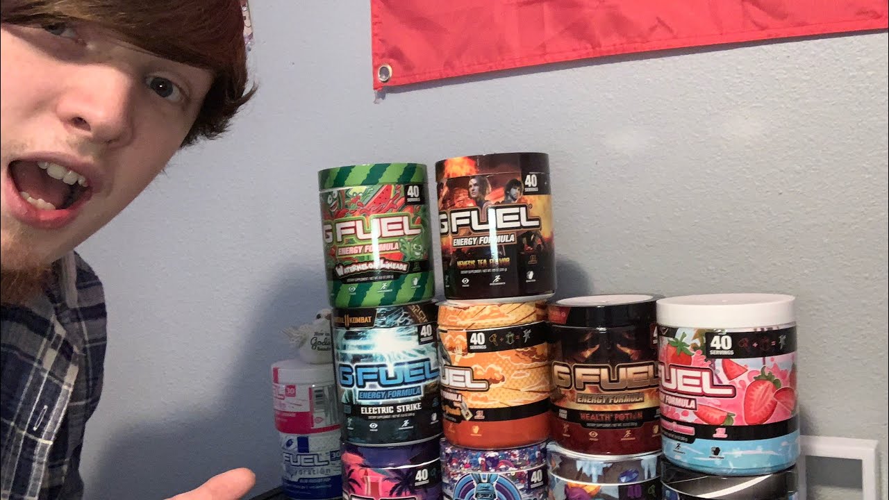 My top 10 gfuel flavors in 2022