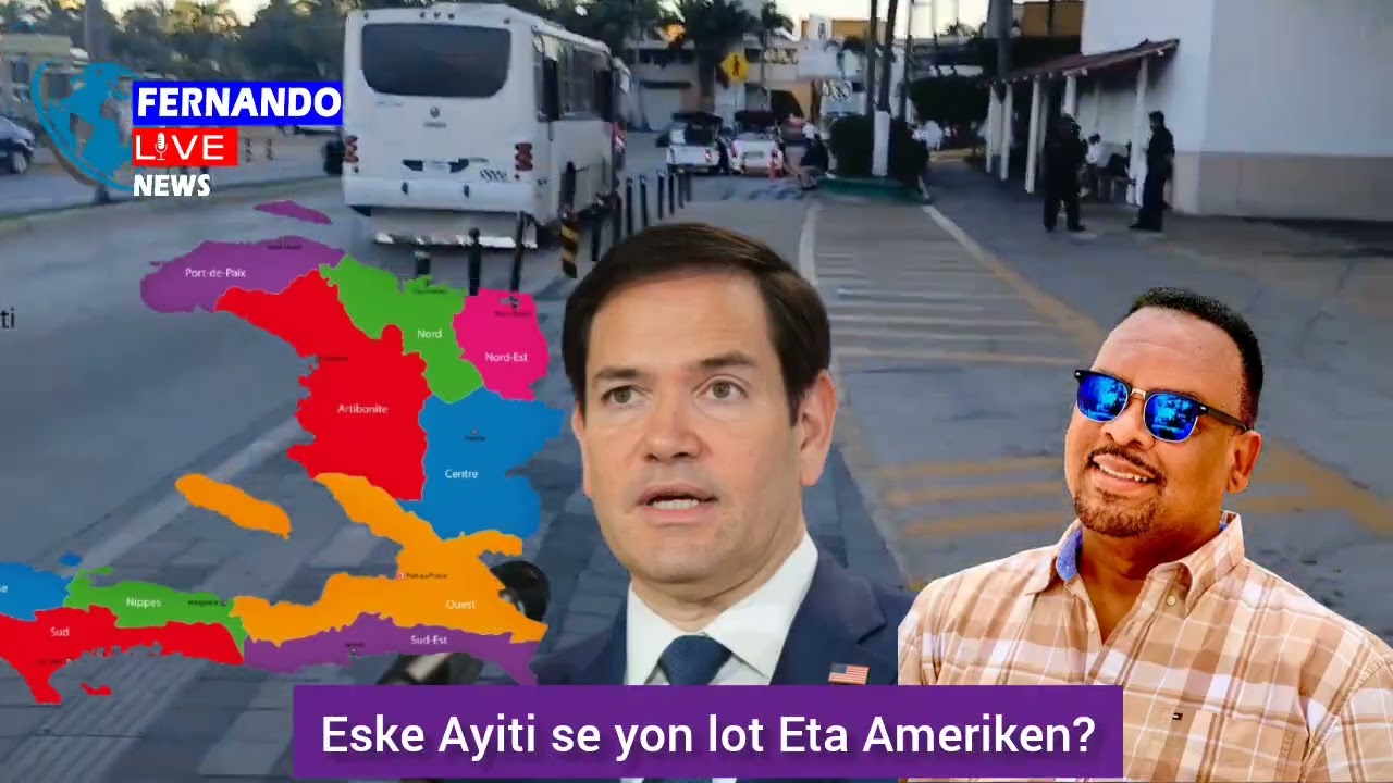 🔥🇺🇸🇭🇹🔥🇭🇹🚨⛳ Eske Ayiti se yon lot Eta Ameriken? Koute Jounalis Valerio Saint- Louis.
