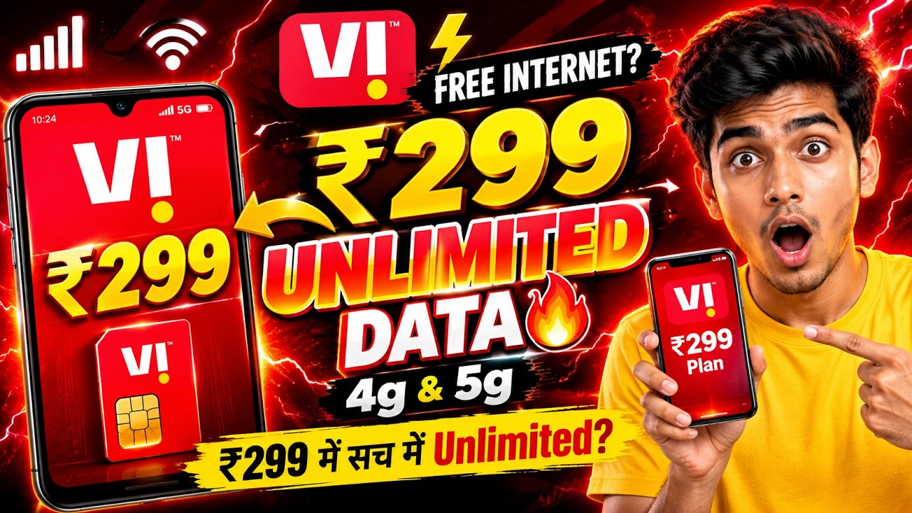 Vi Unlimited 4g And 5g Data | Vi 299 Plan Details | Vi New Hidden Plan Details