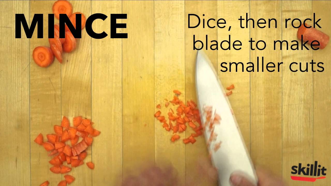 How To Cut: Chop, Dice, Slice, Mince | Skillit: Simple, Easy Recipes
