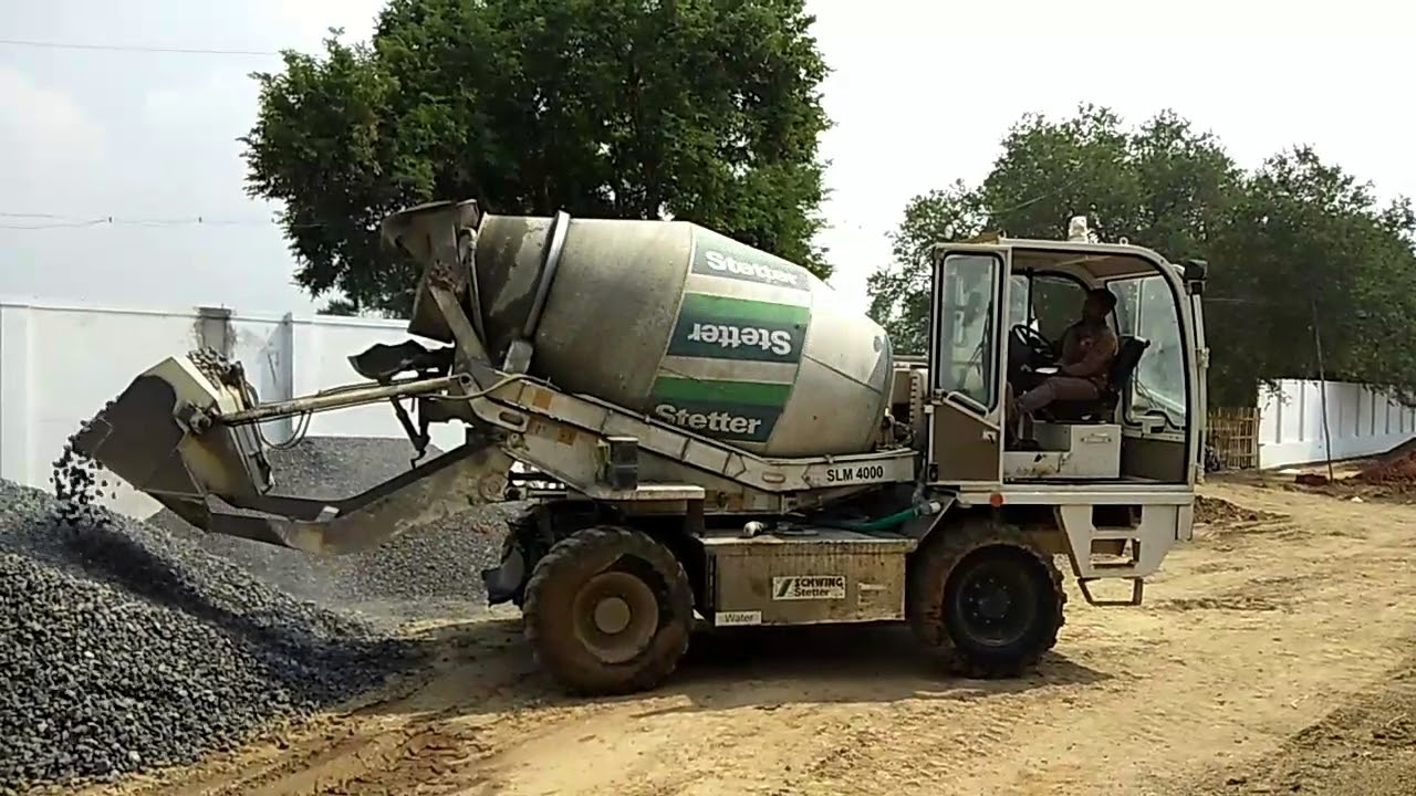 Schwing Stetter Slm4000 material loading