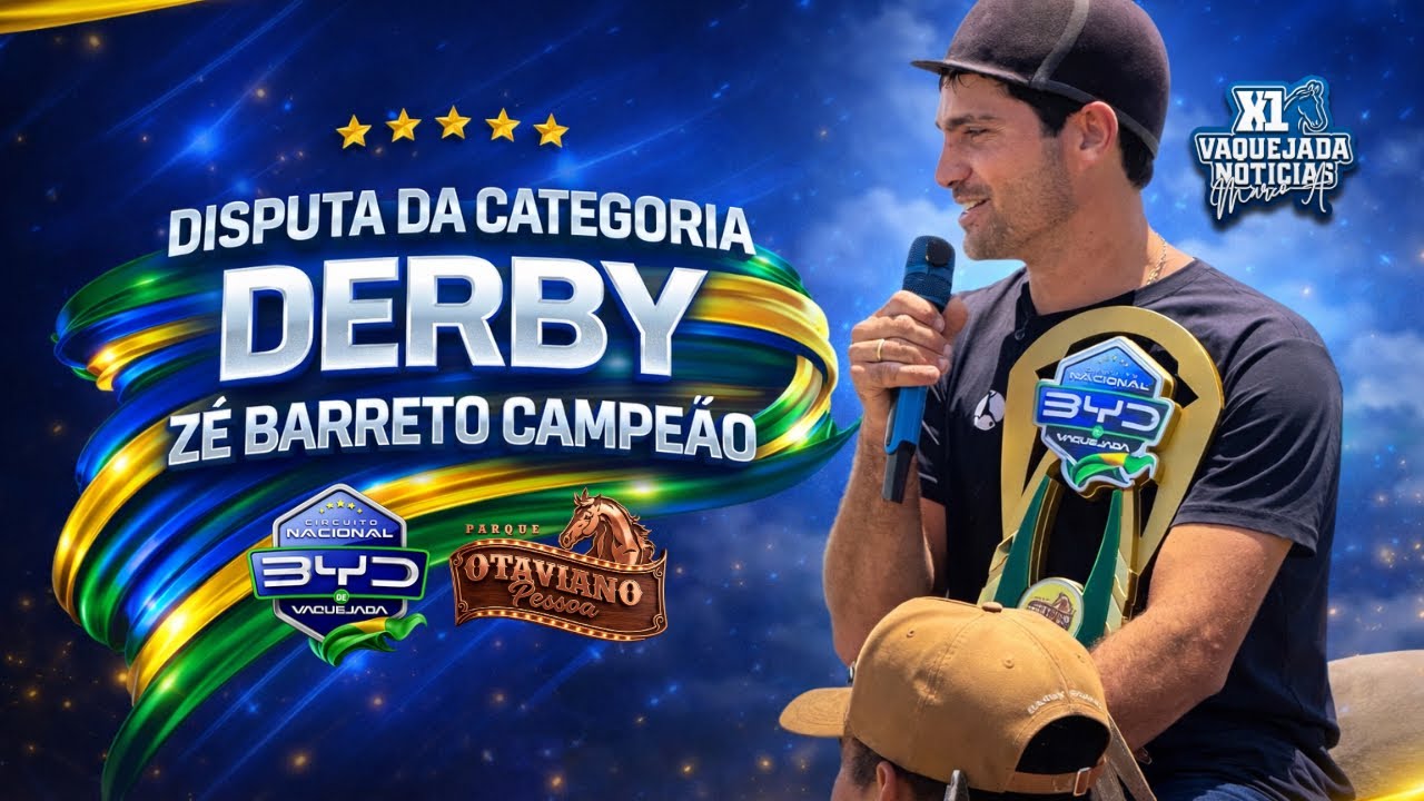 DISPUTA CATEGORIA DERBY: CONHE&Ccedil;A O GRANDE CAMPE&Atilde;O | VAQUEJADA AO VIVO 