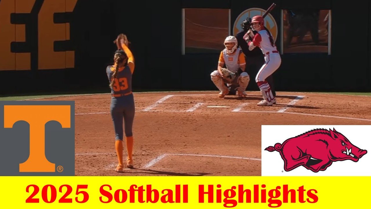 #16 Arkansas vs #7 Tennessee Softball Game Highlights 3 23 2025