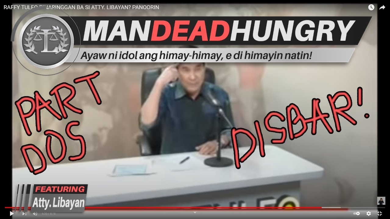 PART 2:  @RaffyTulfoInAction  VS. ATTY. LIBAYAN: NAGHIHIRAP NA!