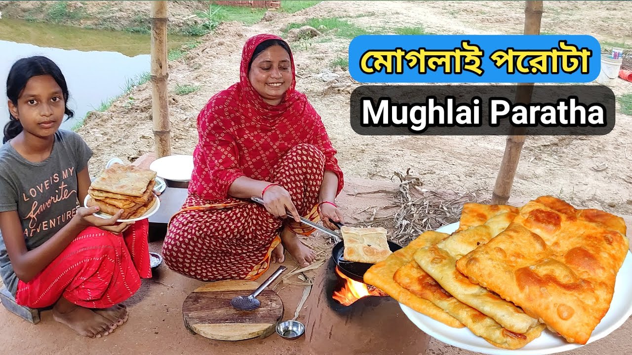 সামান্য তেলে খুব সহজে মুচমুচে এগ মোগলাই পরোটা, egg Mughlai recipe by mehek kitchen