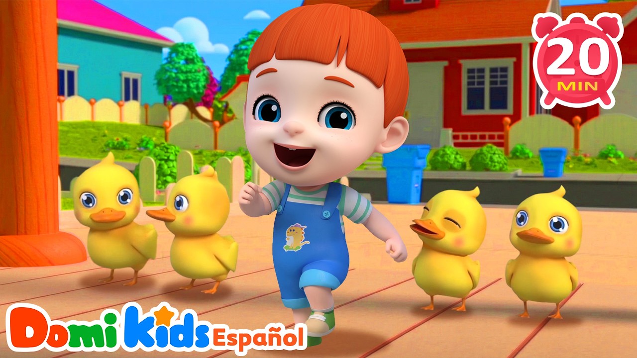 Camina y Salta 🕺| Inglés y Español para Niños | Rimas Infantiles | Domi Kids Fiesta Animal