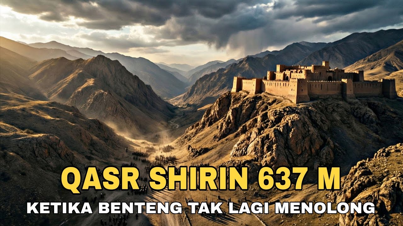 Benteng Terakhir Persia Runtuh | Pertempuran Qasr Shirin 637 M