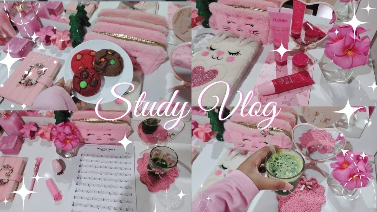 STUDY VLOG | Christmas day, studying, note motivation 🎄✨ skin Care, matcha morning routine 