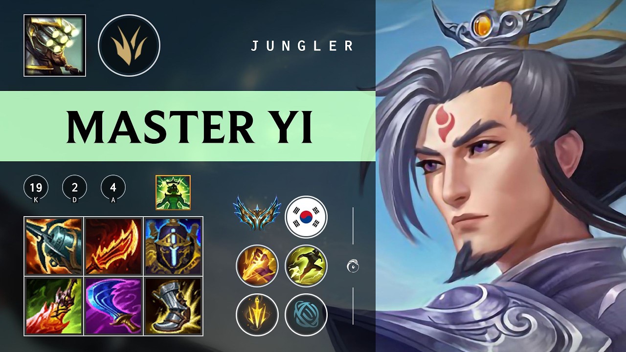 Master Yi Jungle vs Graves - KR Challenger Patch 26.05