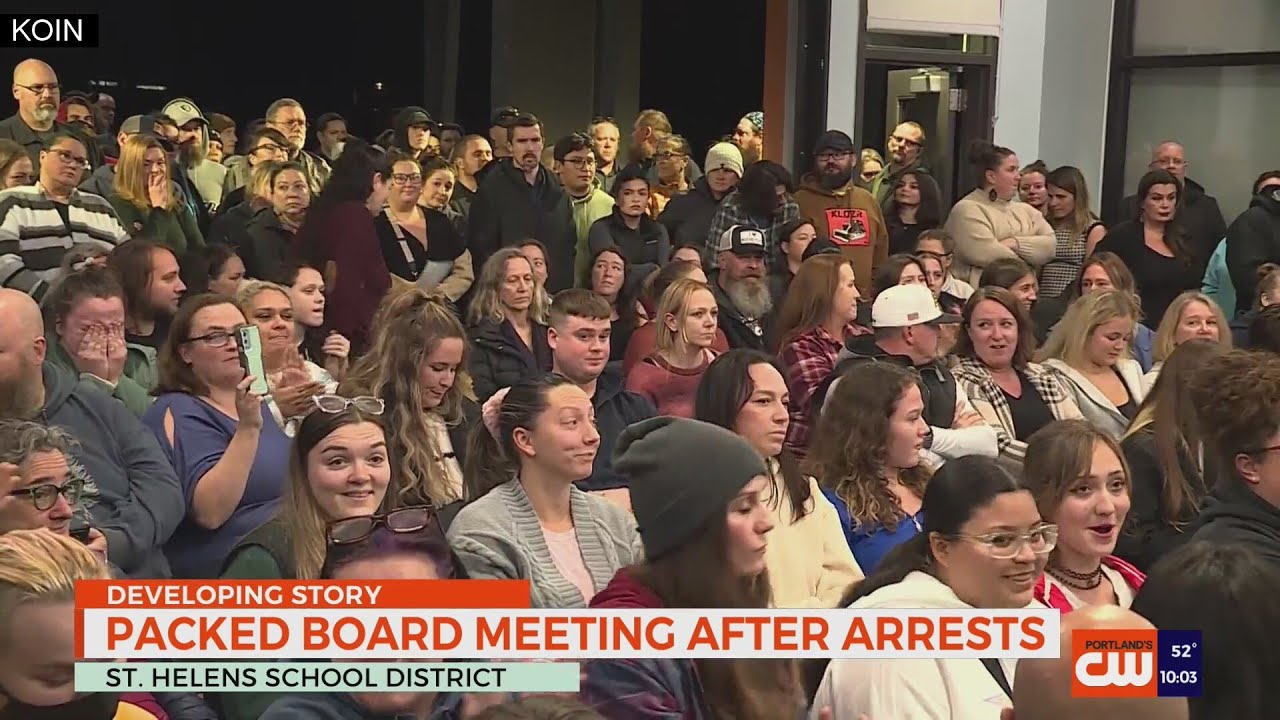 Hundreds gather at St. Helens board meeting after sex abuse arrests
