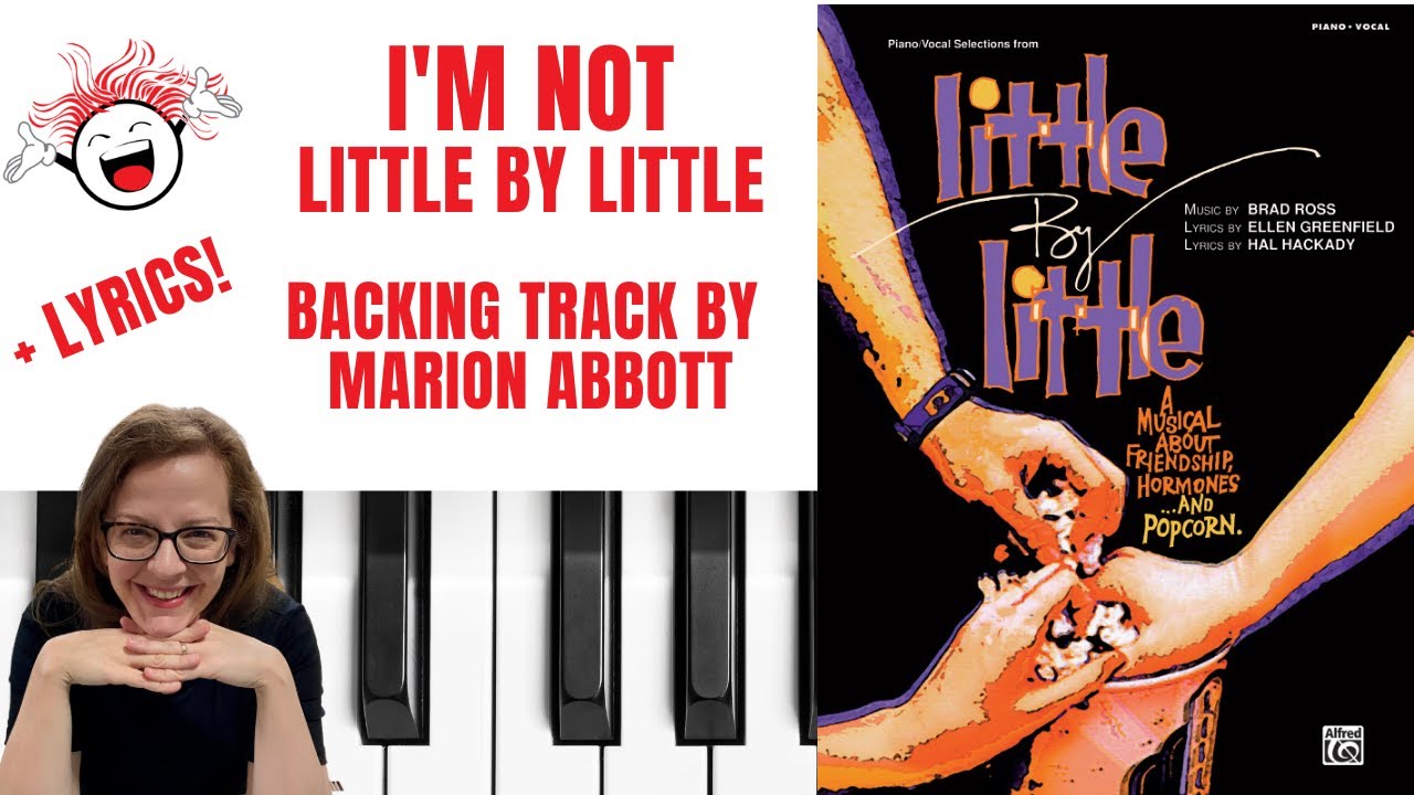 I'm Not (Little By Little) - Backing Track & Lyrics 🎹 *C*