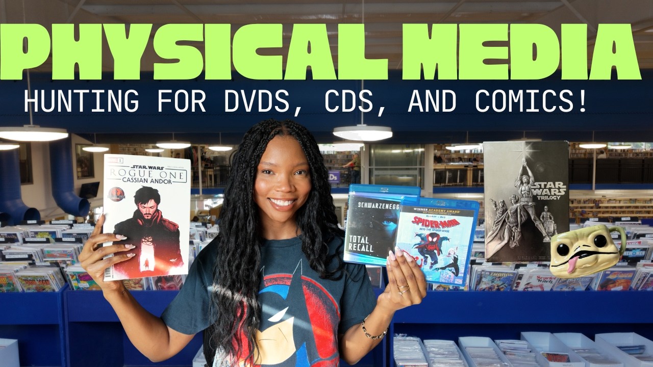 Hunting for Physical Media at McKays! Finding lots of DVDs, CDs, Comics and more!