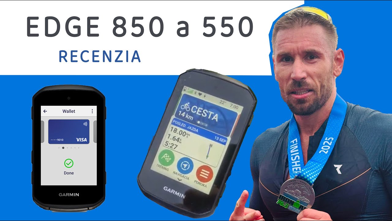 Garmin Edge 850 a 550 recenzia - parádny displej, alebo výdrž ?