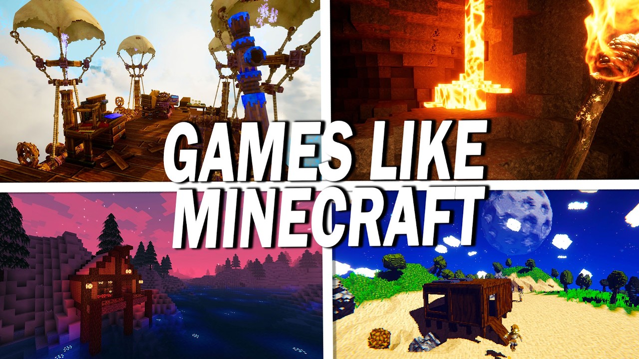 TOP 15 NEW Open World Crafting Games Like Minecraft