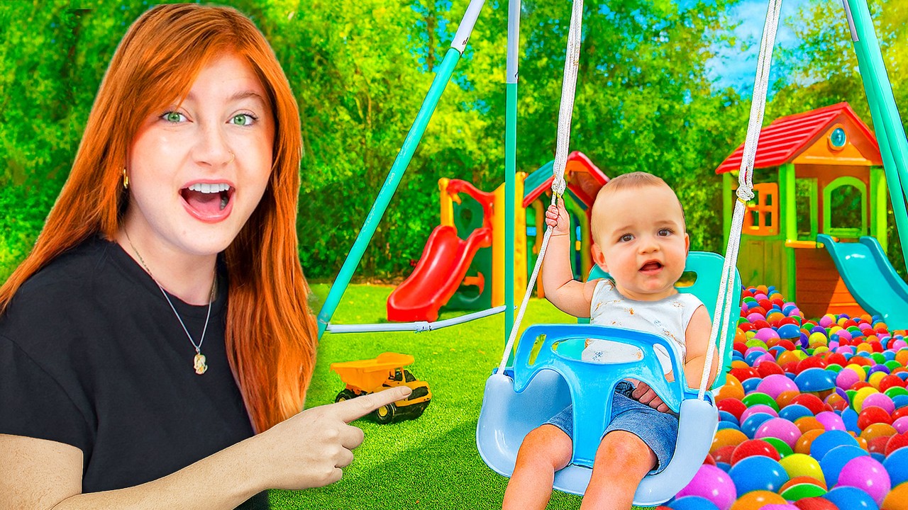 I Built a Dream PLAYGROUND For My BABY!