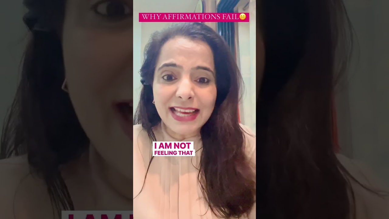 Why Affirmations fail☹️☹️? | Honey Vachhani | shorts