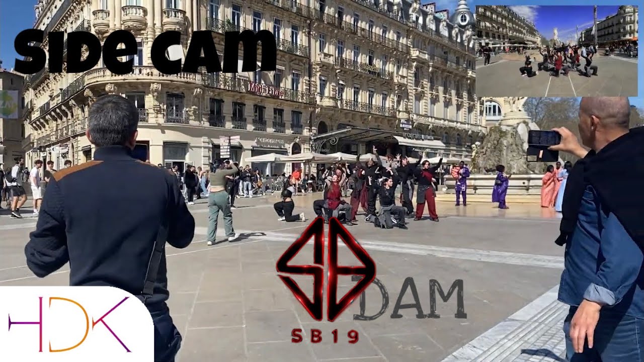 [PPOP IN PUBLIC SIDE CAM] SB19 - 'DAM' FIRST Dance cover by HDK from France