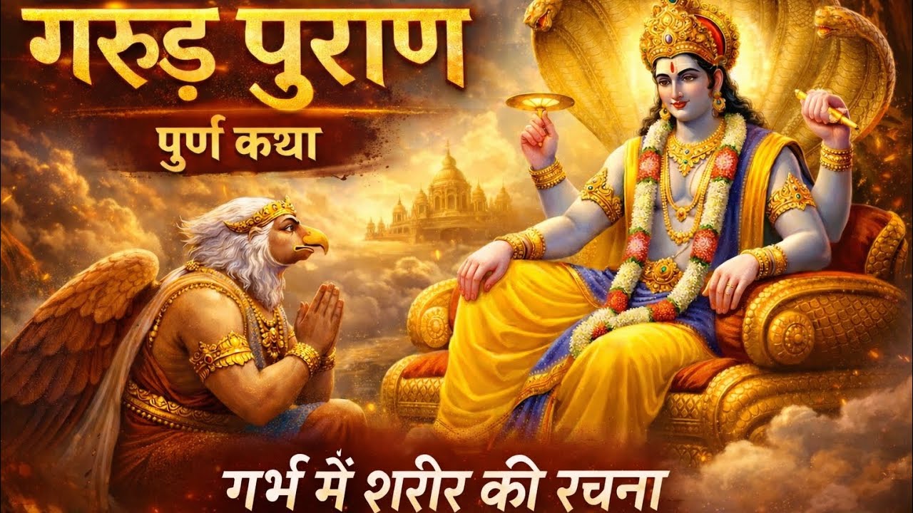 गरुड़ पुराण | गर्भ में शरीर की रचना | जीव का आगमन | Garud Puran 