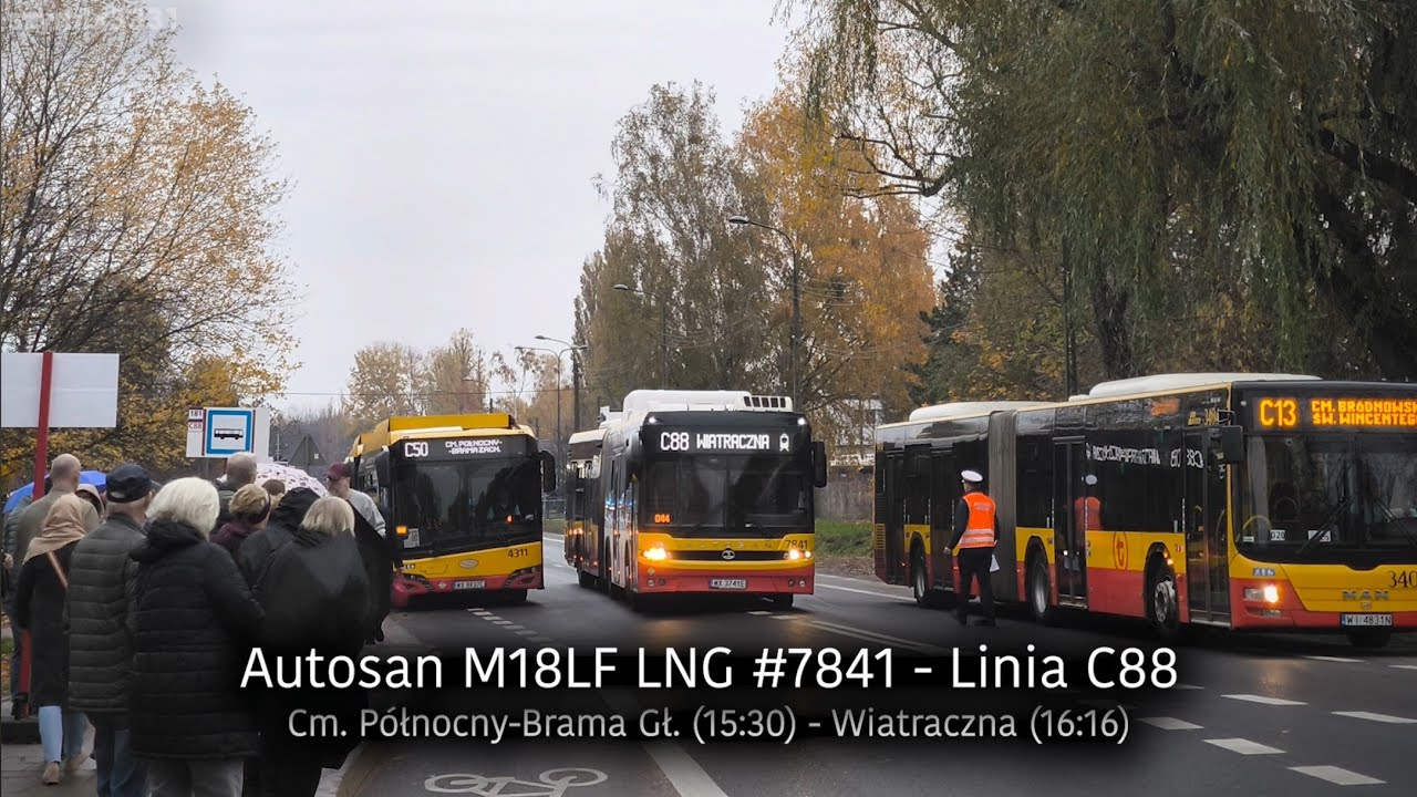 Linia C88 | Autosan M18LF LNG #7841 - MZA Warszawa
