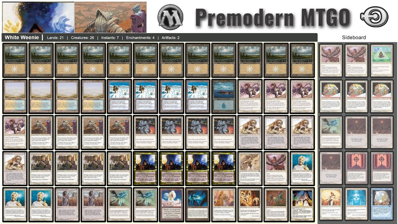 Premodern Test - White Weenie vs Landstill