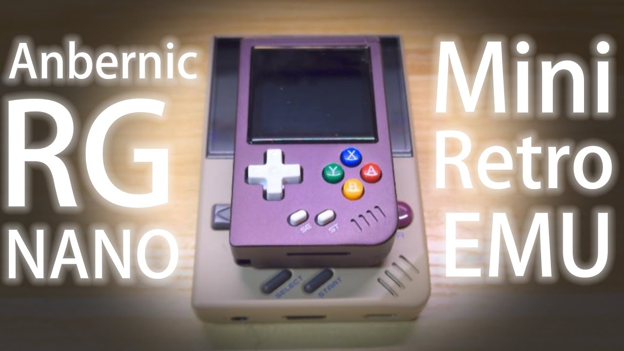 Mini Retro EMU - Anbernic RG NANO [unboxing] [functions] [game test] [64gb game list]