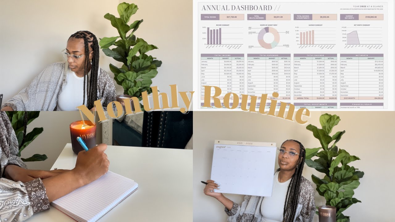 AUGUST RESET ROUTINE | Goal setting with God, monthly set up & tips that will help you stay on track