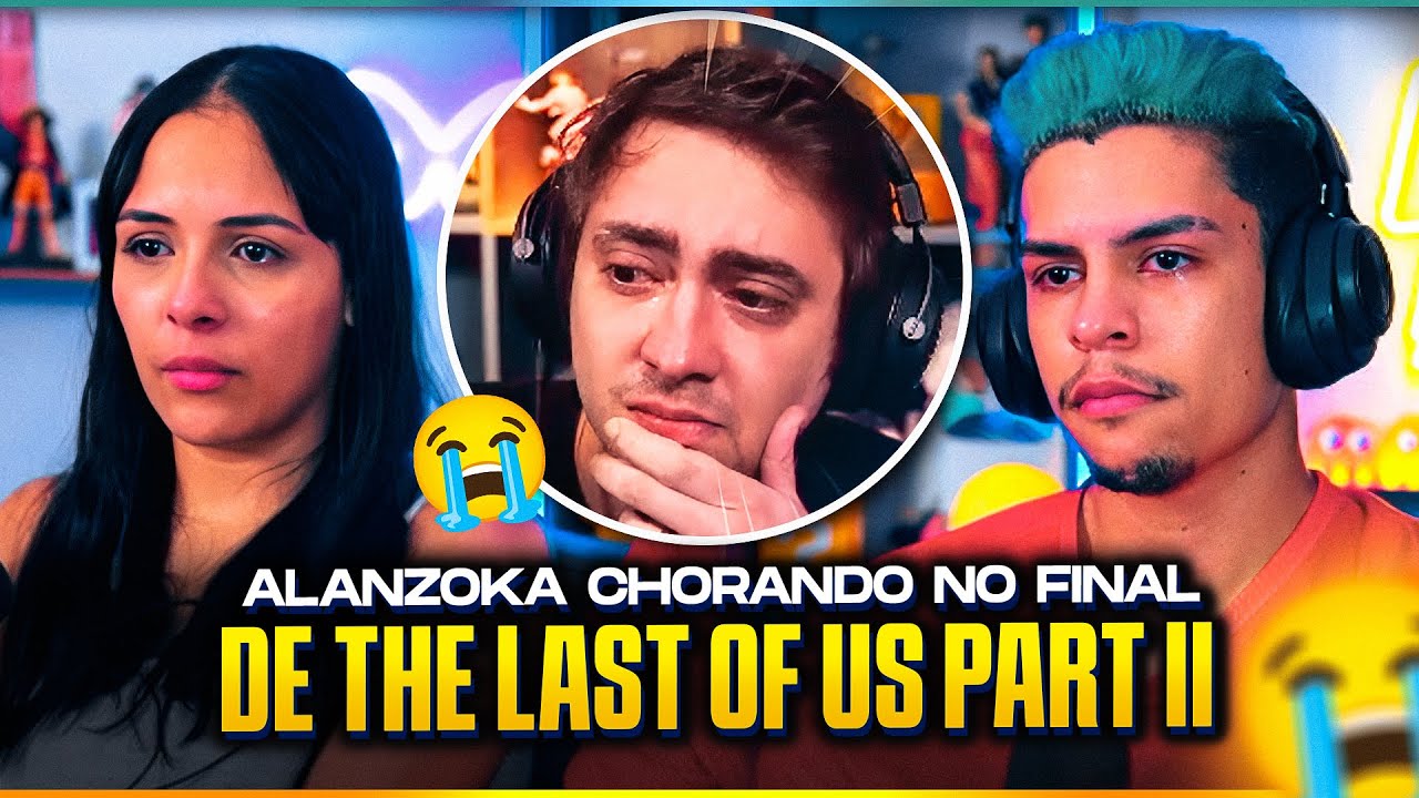 REAGINDO ao ALANZOKA se emocionando com THE LAST OF US II | [Casal Jounin React] 🔥