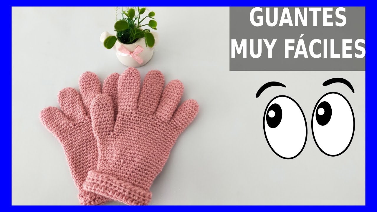 Guantes en crochet o ganchillo