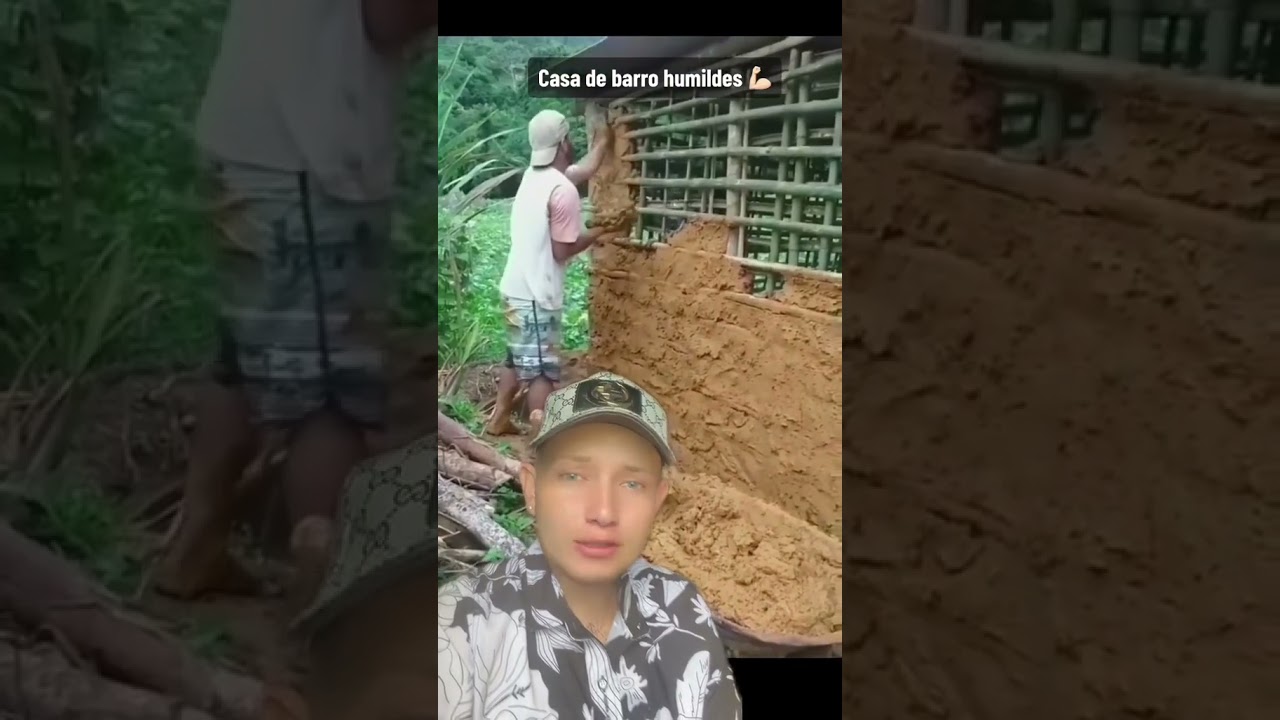 Asi es como construyen las casas de barro #shorts